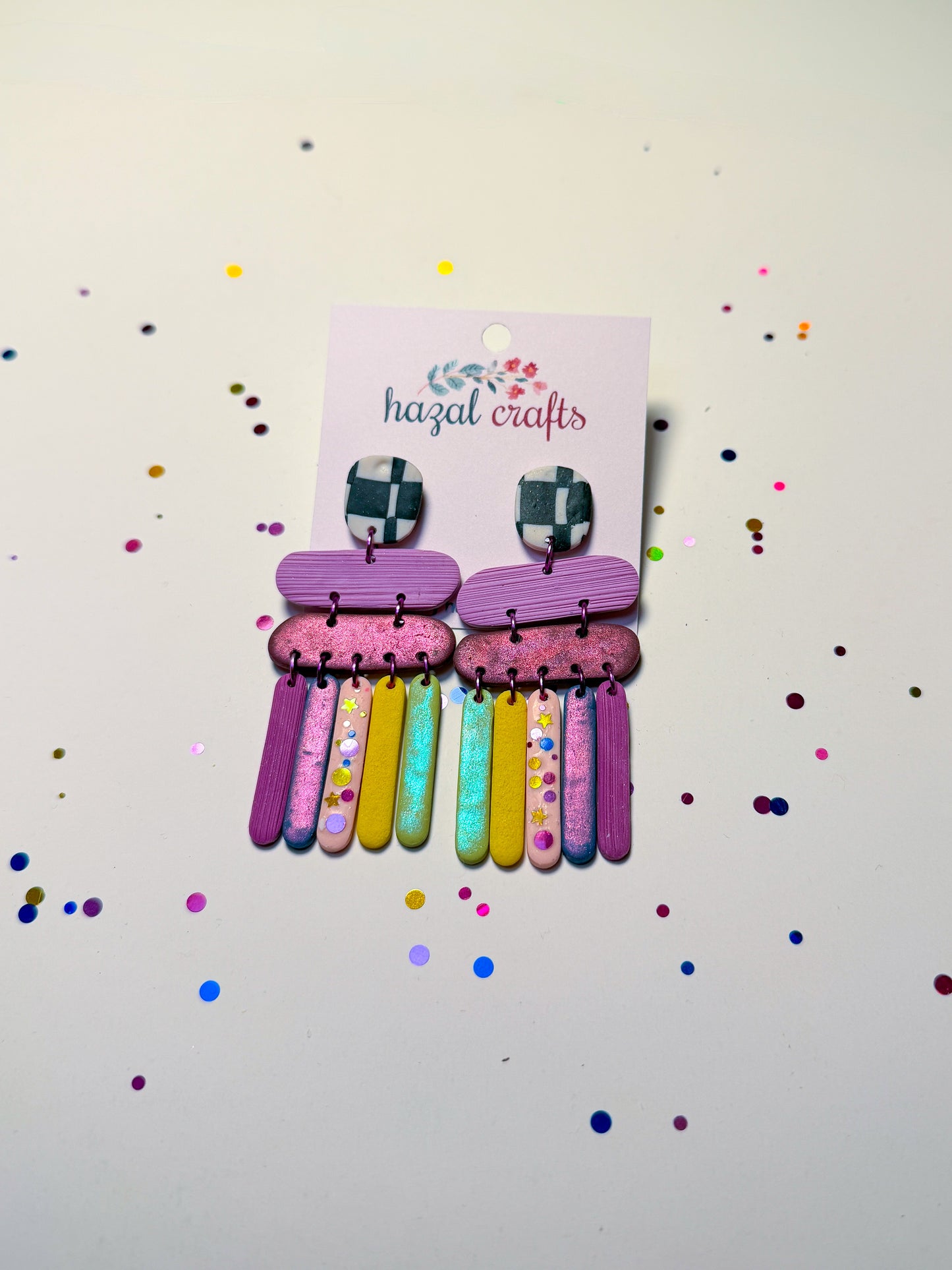 Retro Pop Dangle Earrings