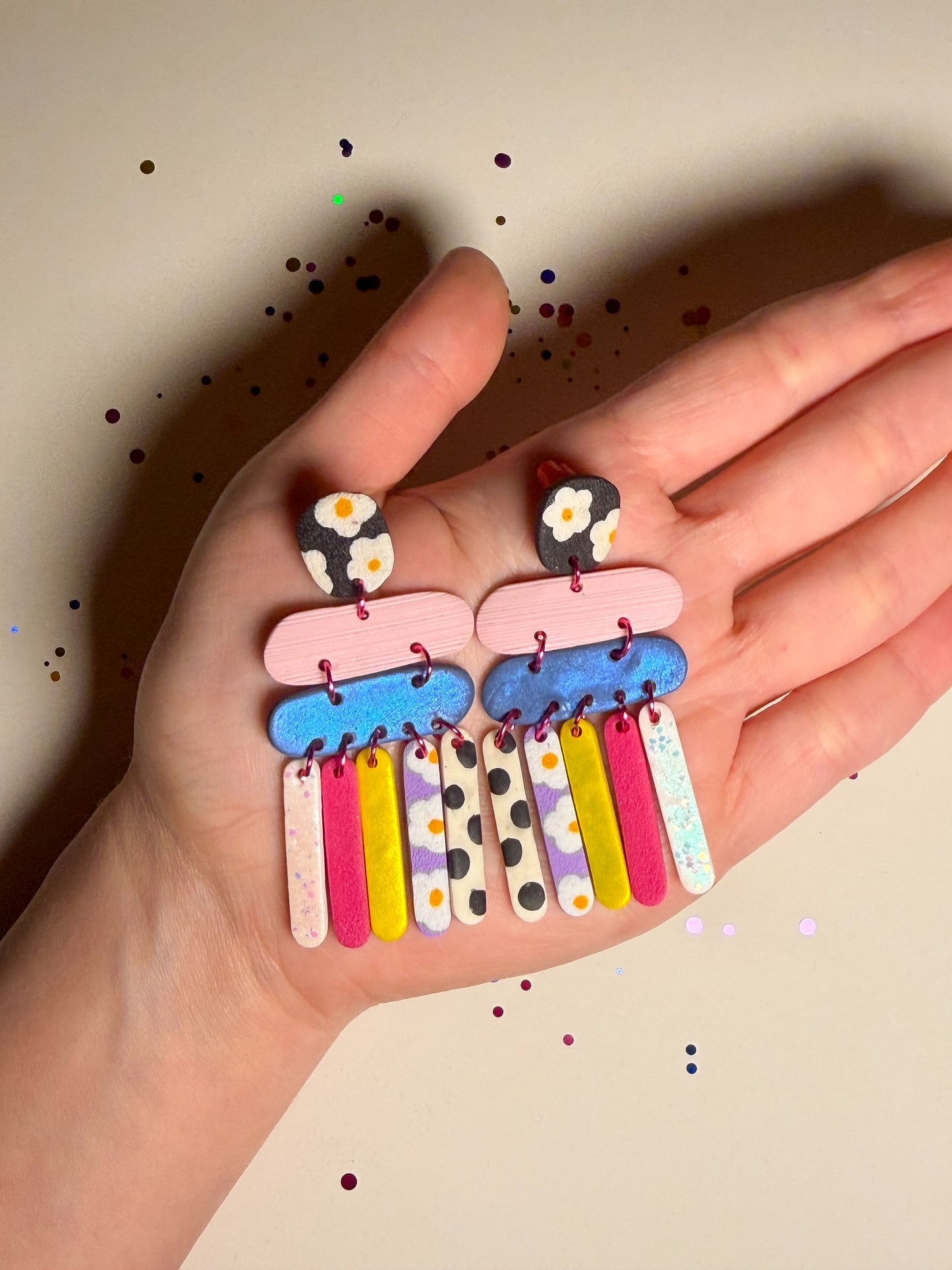 Retro Pop Dangle Earrings