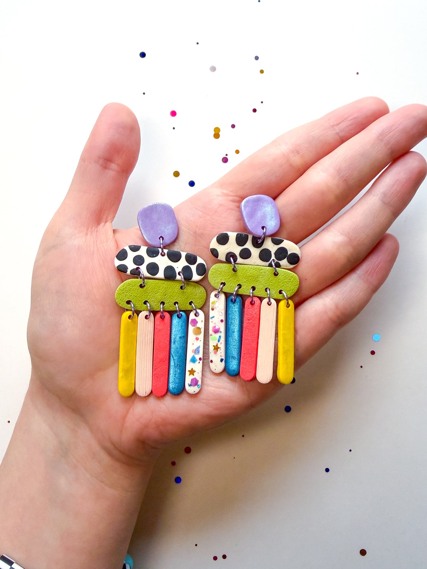 Retro Pop Dangle Earrings