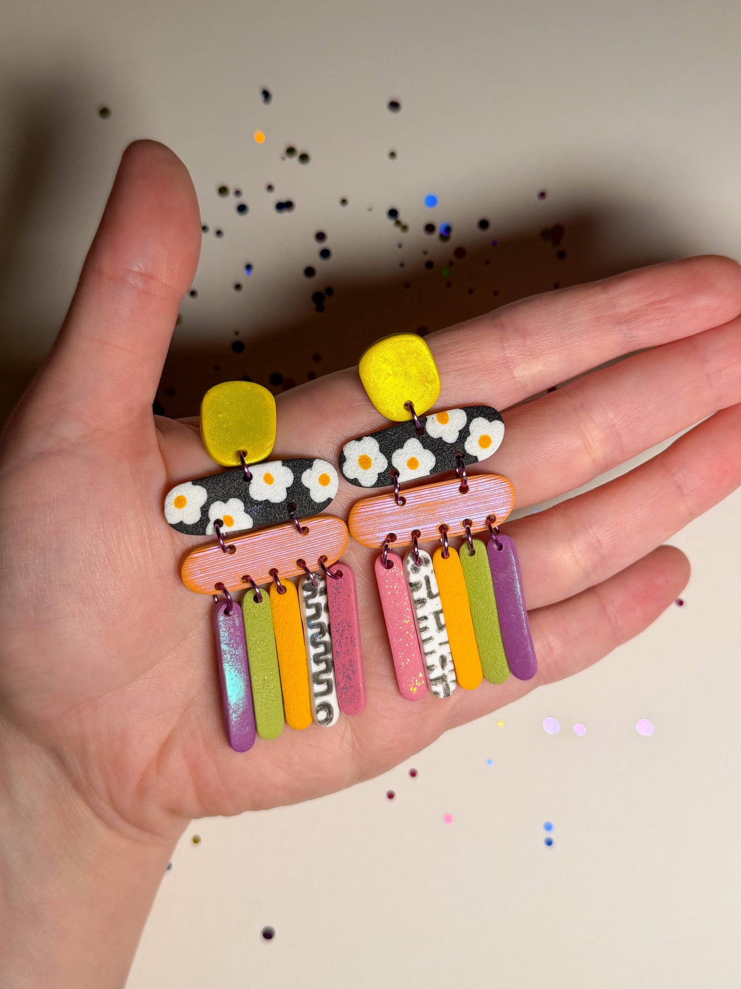 Retro Pop Dangle Earrings