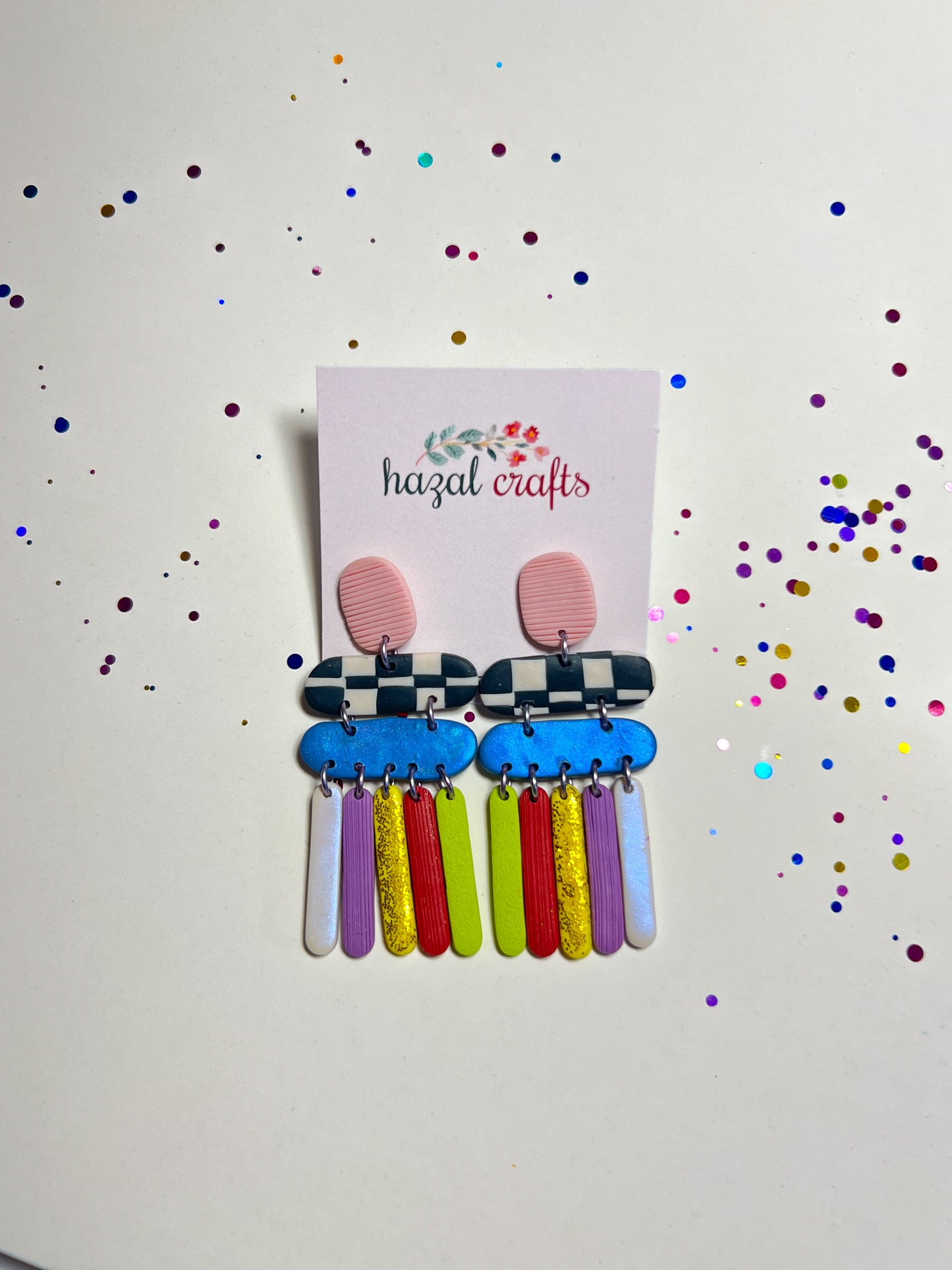 Pixel Drops - Retro Pop Dangle Earring Series