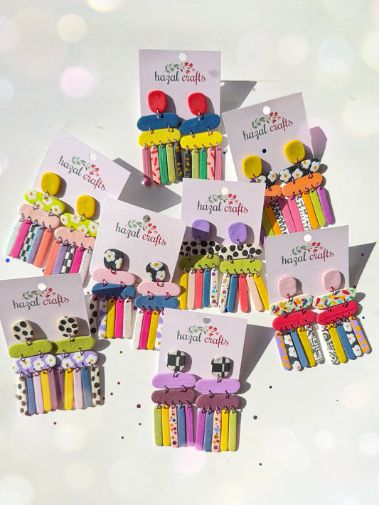 Retro Pop Dangle Earrings