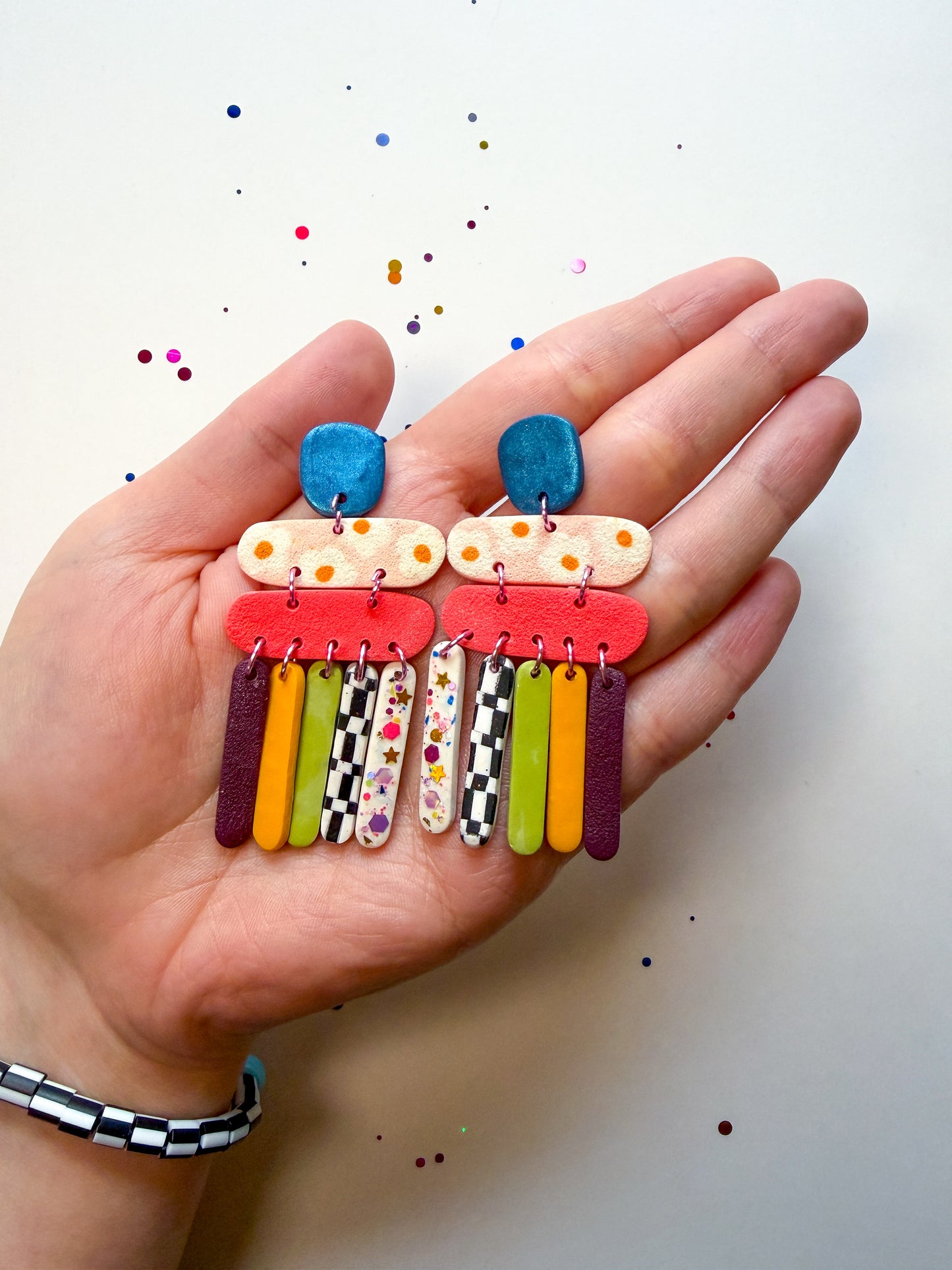 Retro Pop Dangle Earrings