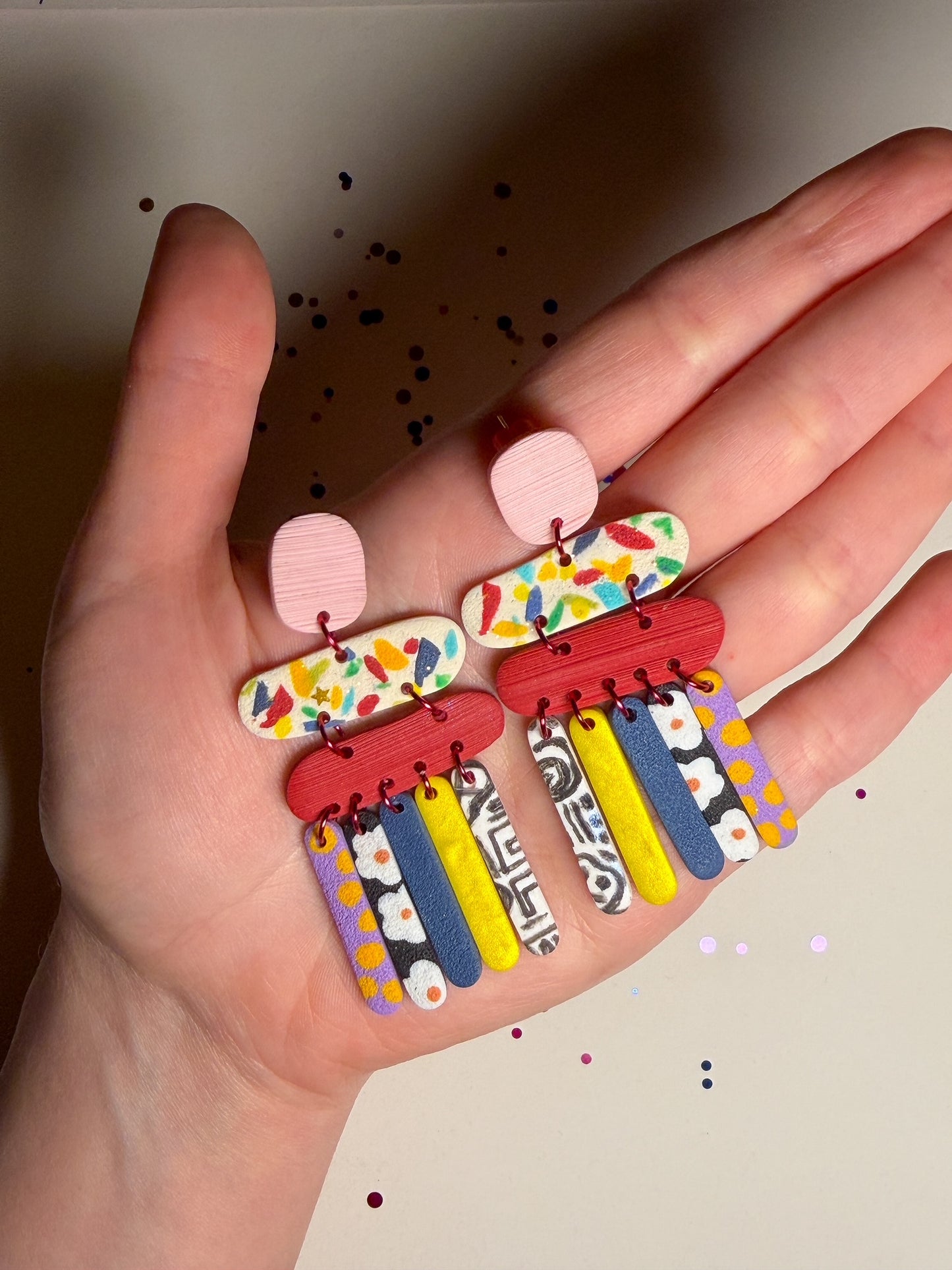 Retro Pop Dangle Earrings