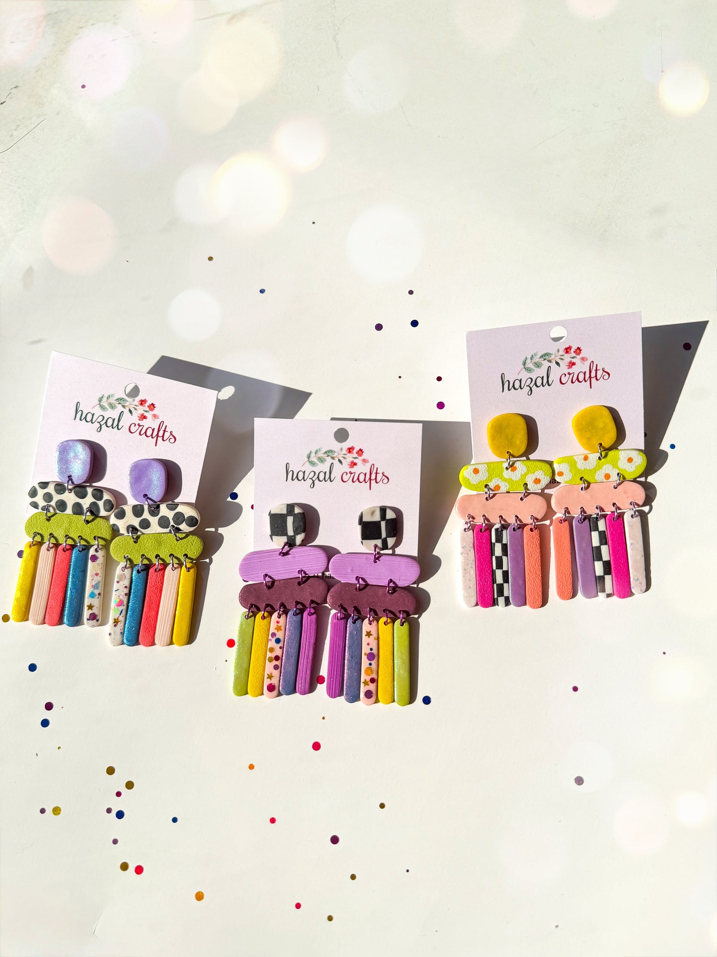 Groove & Glitter - Retro Pop Dangle Earring Series