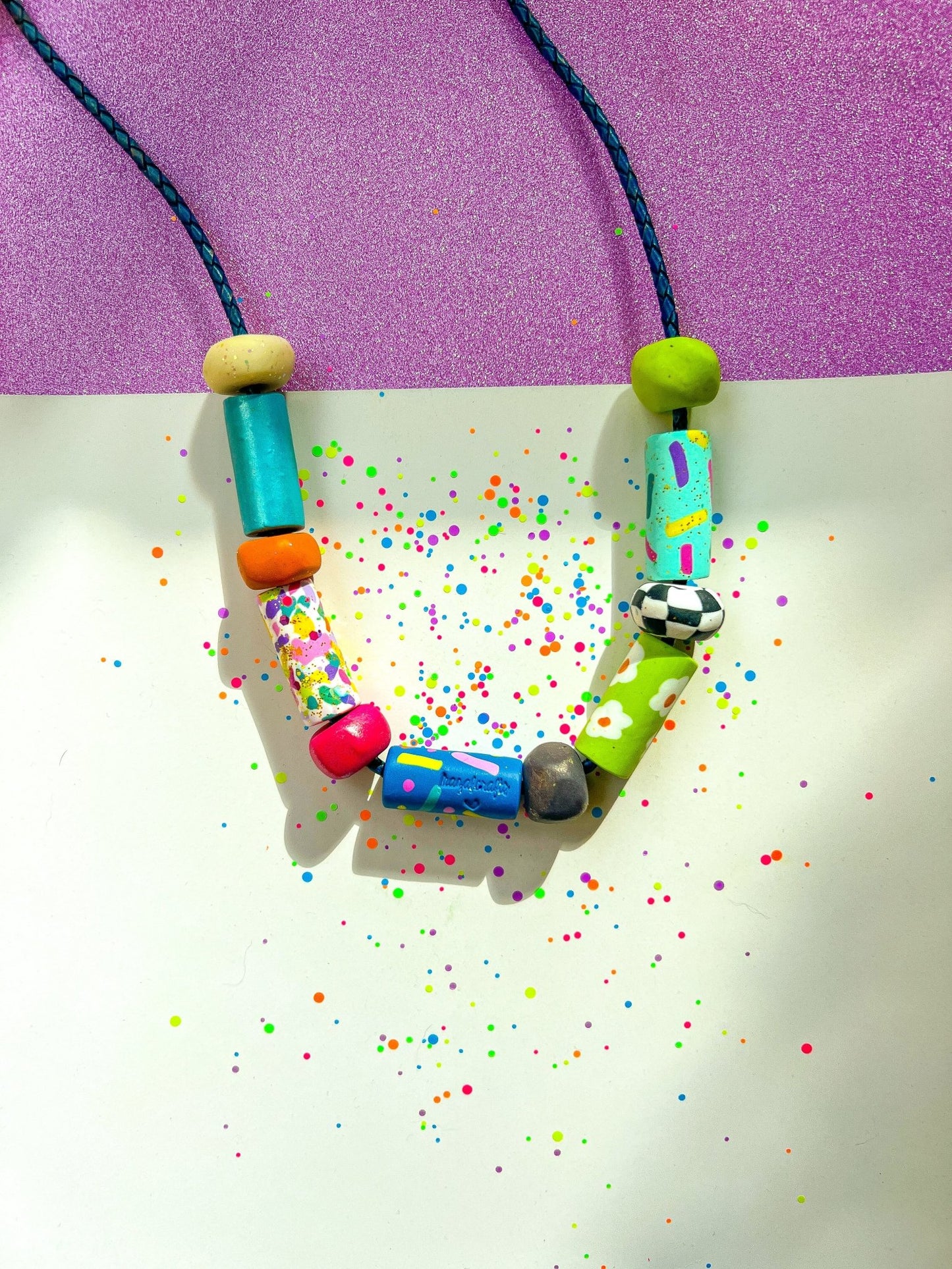 Utopic Color Charm Necklace Stockholm - hazalcrafts