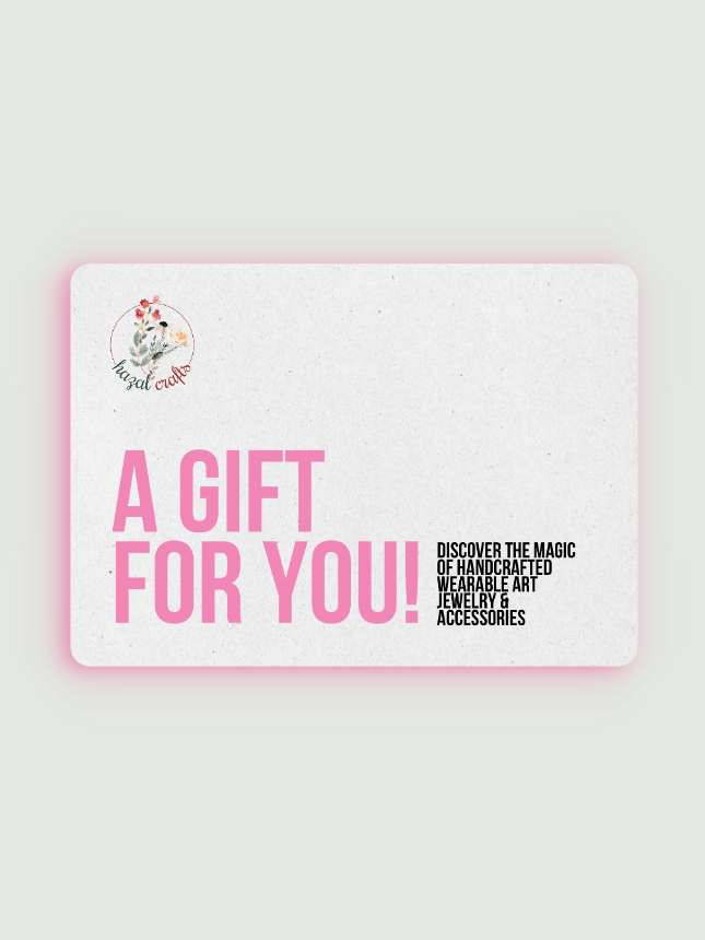 Gift card for your loved ones - hazalcrafts